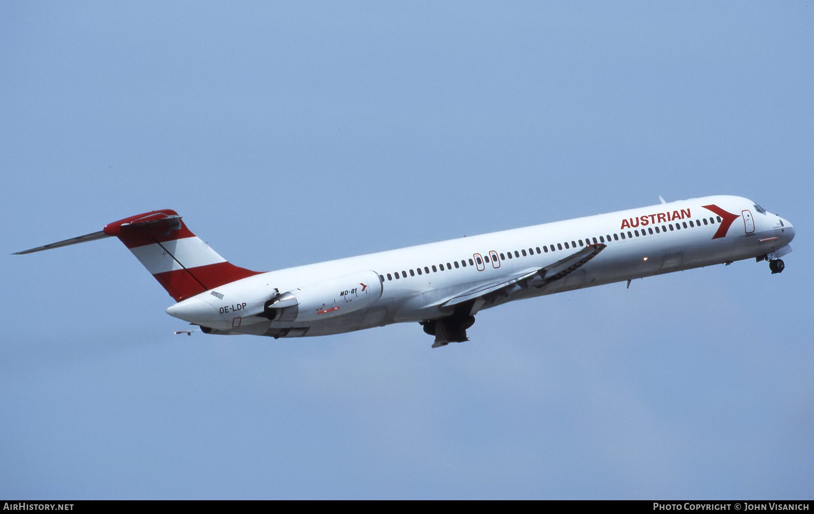 Aircraft Photo of OE-LDP | McDonnell Douglas MD-81 (DC-9-81) | Austrian Airlines | AirHistory.net #509867