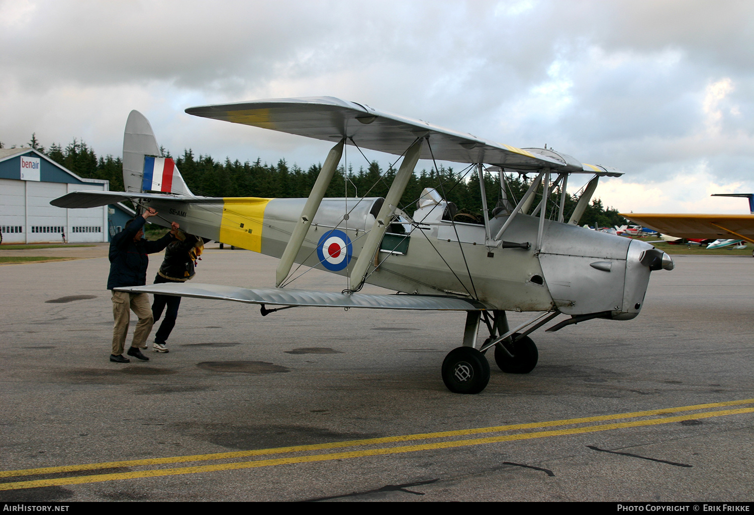Aircraft Photo of SE-AMI | De Havilland D.H. 82A Tiger Moth | UK - Air Force | AirHistory.net #509877