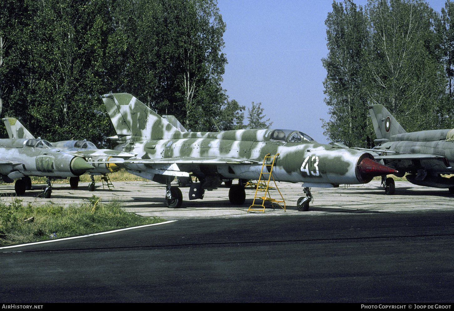 Aircraft Photo of 43 | Mikoyan-Gurevich MiG-21PFM | Bulgaria - Air Force | AirHistory.net #509930