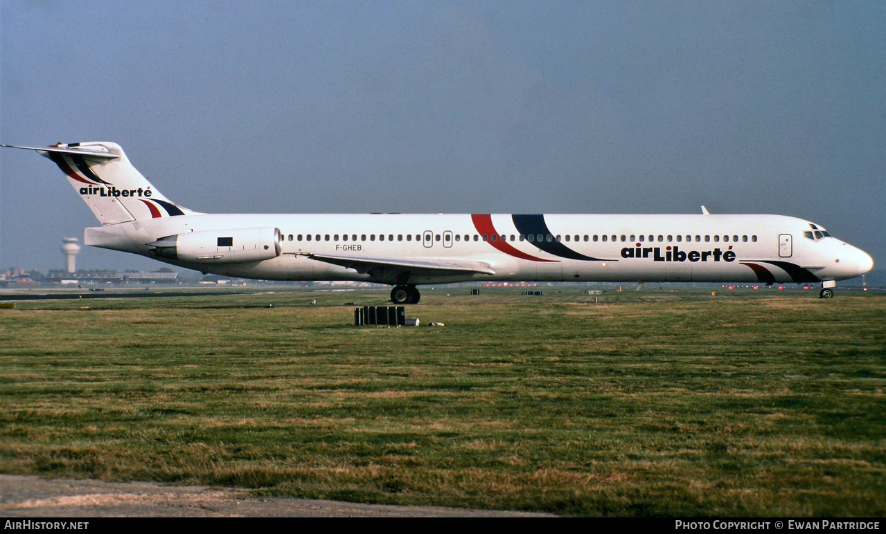 Aircraft Photo of F-GHEB | McDonnell Douglas MD-83 (DC-9-83) | Air Liberté | AirHistory.net #509939