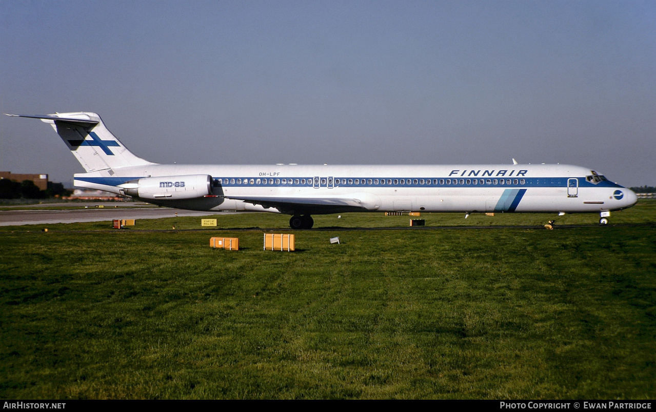 Aircraft Photo of OH-LPF | McDonnell Douglas MD-83 (DC-9-83) | Finnair | AirHistory.net #509949