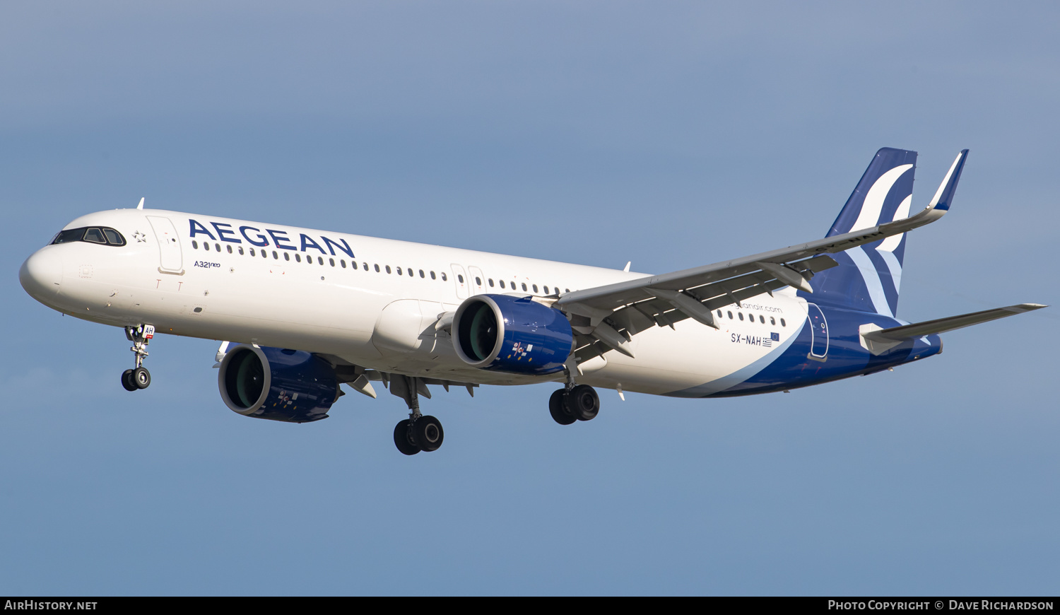 Aircraft Photo of SX-NAH | Airbus A321-271NX | Aegean Airlines | AirHistory.net #509982