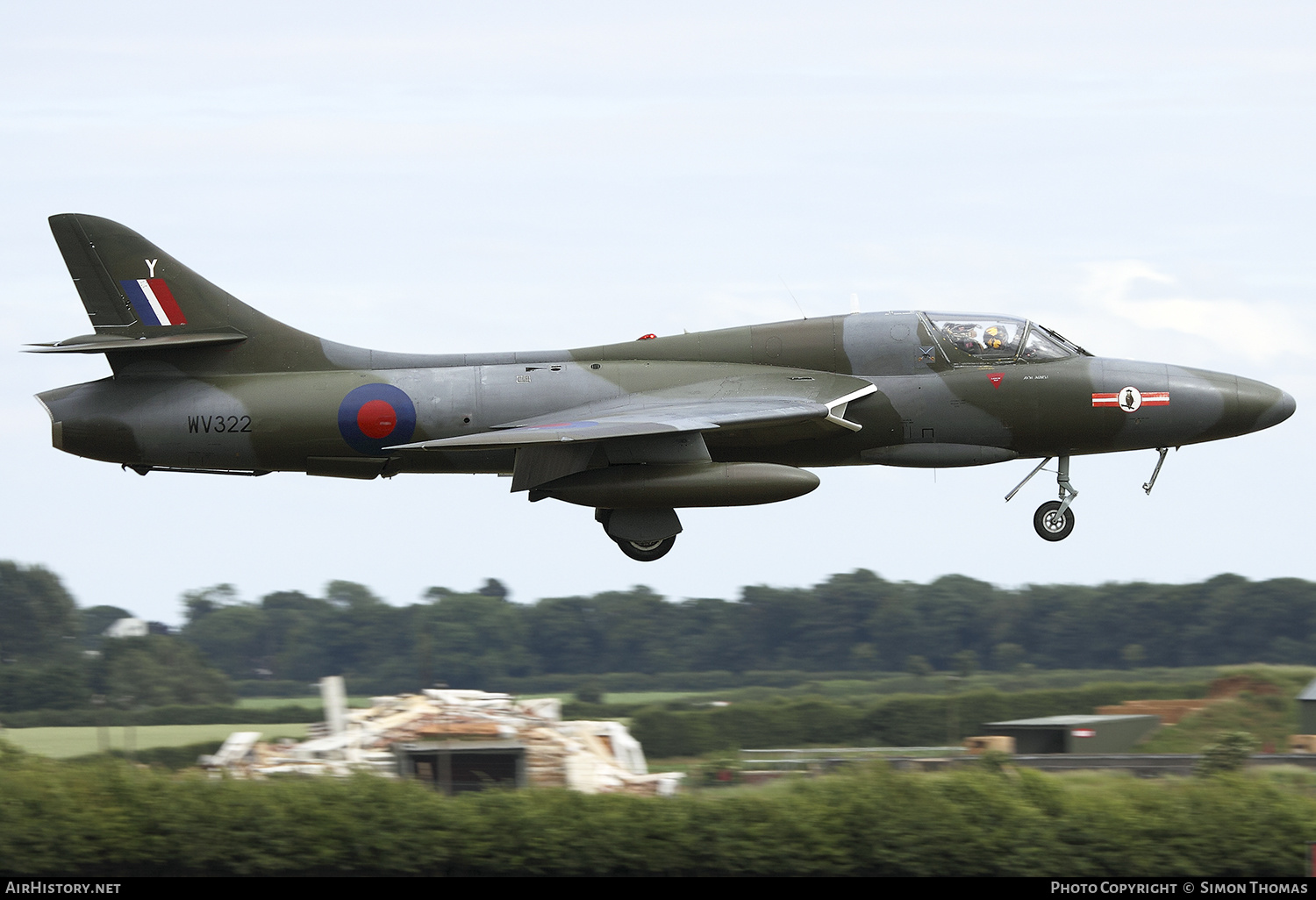 Aircraft Photo of G-BZSE / WV322 | Hawker Hunter T8B | UK - Air Force | AirHistory.net #510028