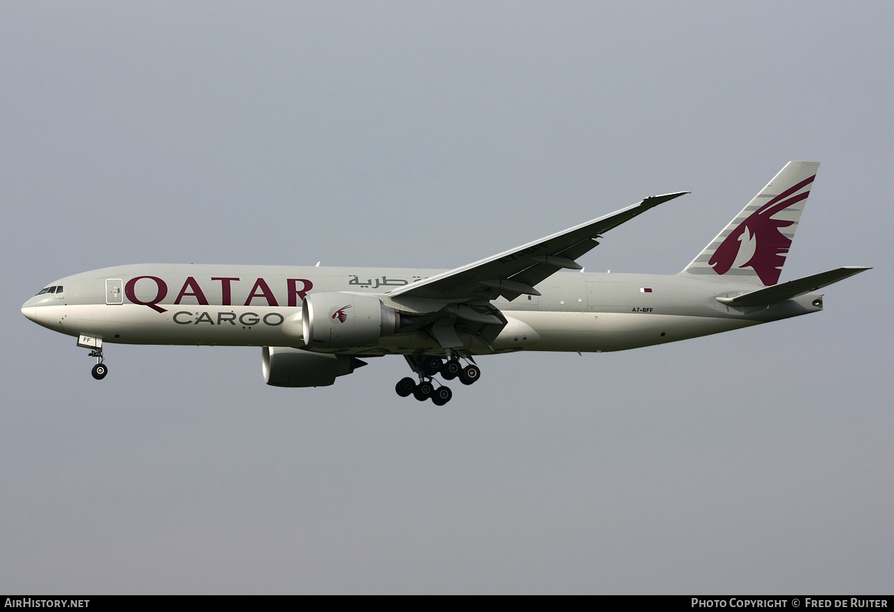 Aircraft Photo of A7-BFF | Boeing 777-FDZ | Qatar Airways Cargo | AirHistory.net #510034