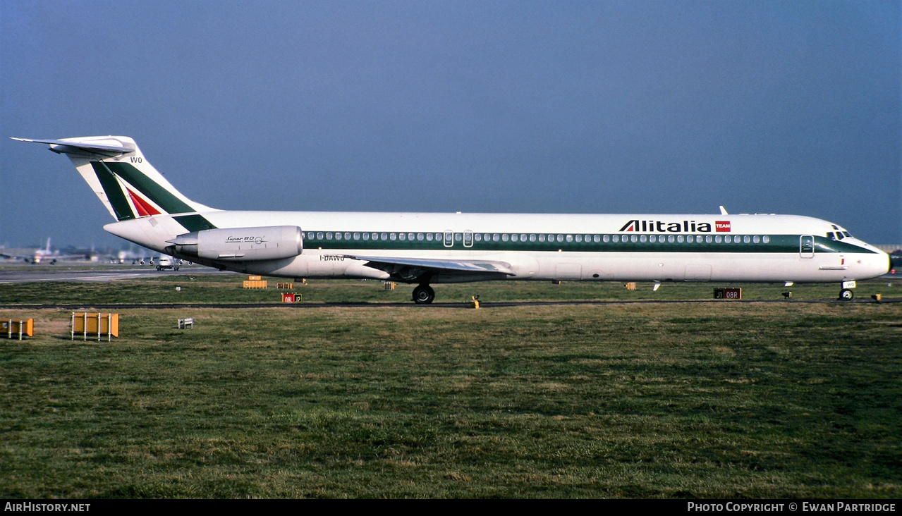 Aircraft Photo of I-DAWO | McDonnell Douglas MD-82 (DC-9-82) | Alitalia | AirHistory.net #510036