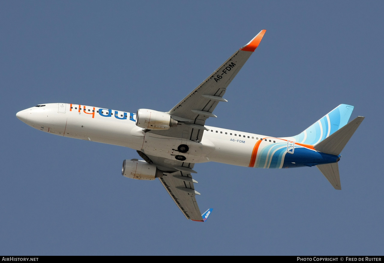 Aircraft Photo of A6-FDM | Boeing 737-8KN | Flydubai | AirHistory.net #510040