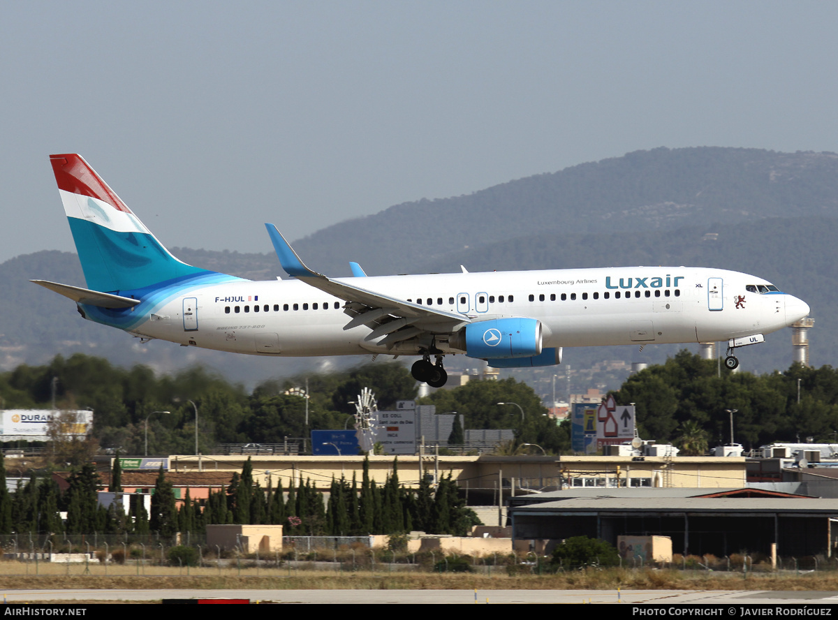 Aircraft Photo of F-HJUL | Boeing 737-8Q8 | Luxair | AirHistory.net #510060