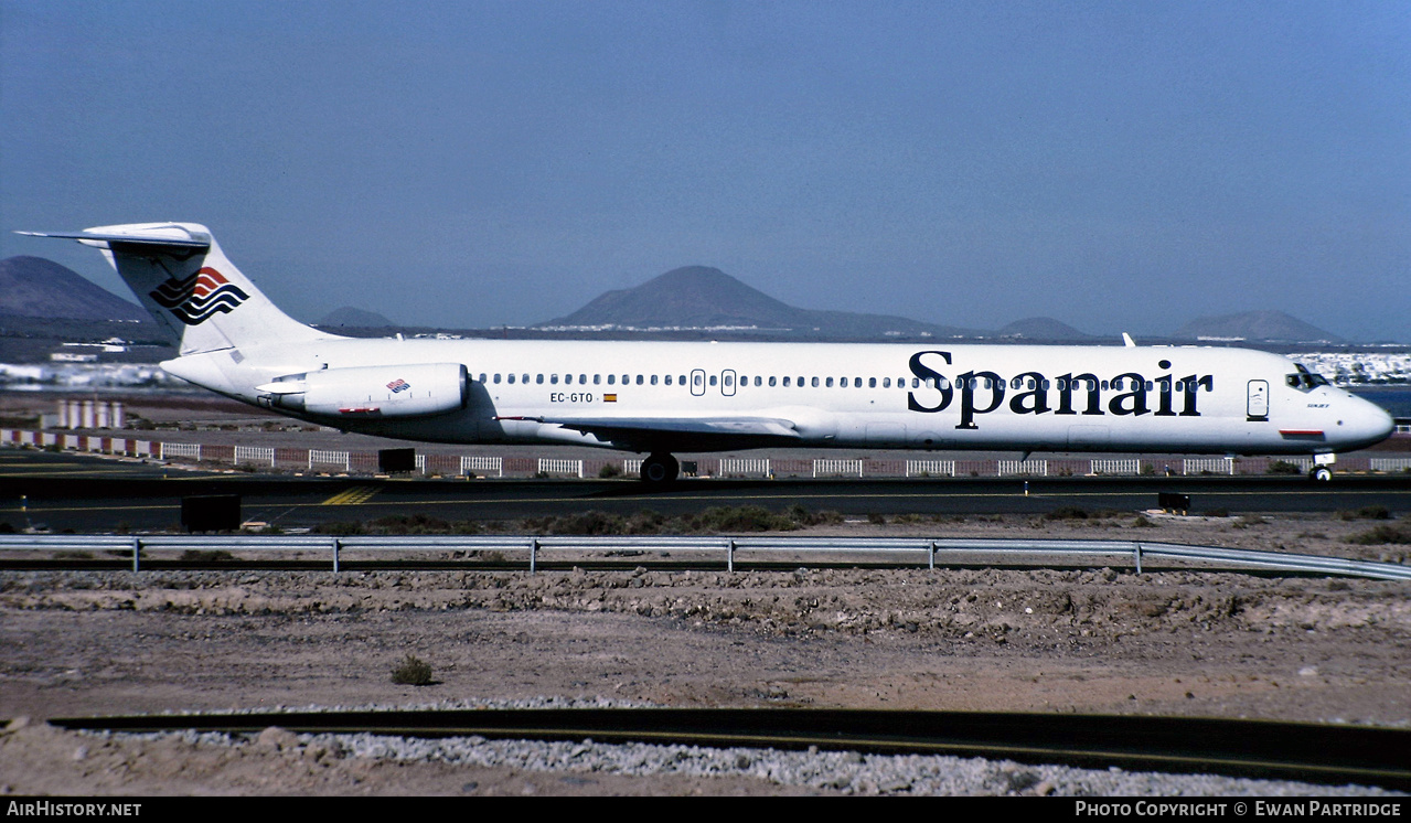 Aircraft Photo of EC-GTO | McDonnell Douglas MD-82 (DC-9-82) | Spanair | AirHistory.net #510064