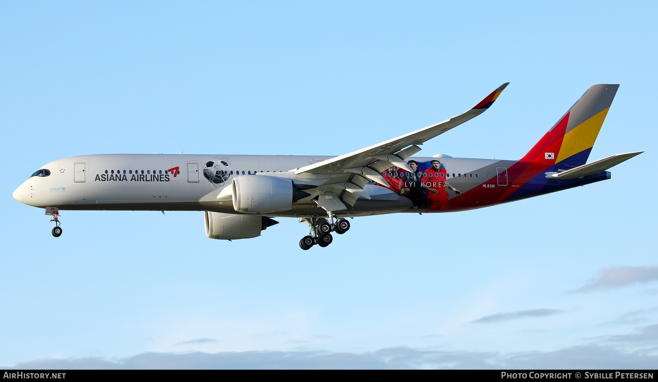 Aircraft Photo of HL8381 | Airbus A350-941 | Asiana Airlines | AirHistory.net #510069