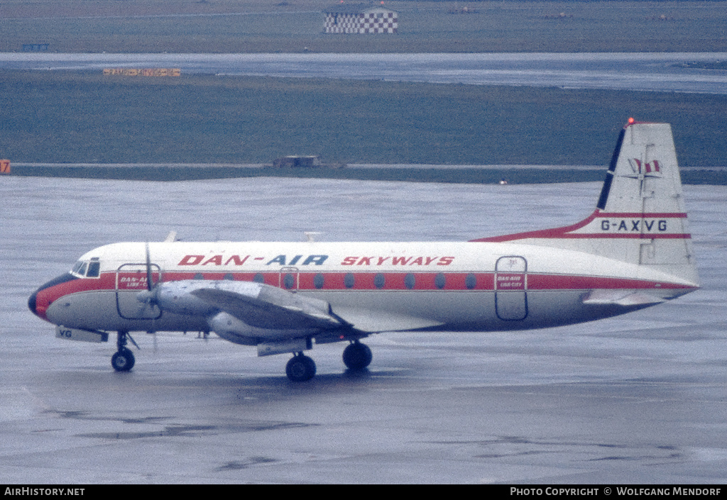 Aircraft Photo of G-AXVG | Hawker Siddeley HS-748 Srs2/226 | Dan-Air Skyways | AirHistory.net #510087