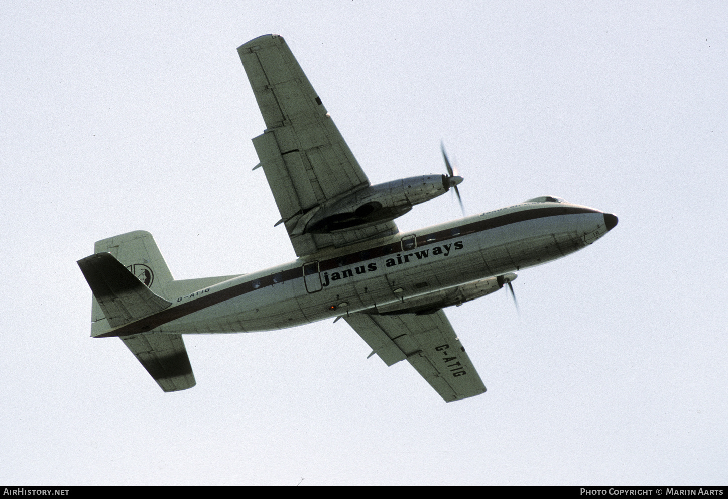 Aircraft Photo of G-ATIG | Handley Page HPR-7 Herald 214 | Janus Airways | AirHistory.net #510089