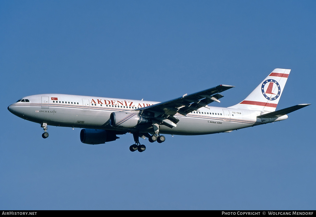 Aircraft Photo of TC-TKB | Airbus A300B4-103 | Akdeniz Airlines | AirHistory.net #510116