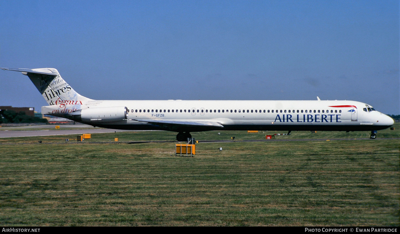 Aircraft Photo of F-GFZB | McDonnell Douglas MD-83 (DC-9-83) | Air Liberté | AirHistory.net #510126