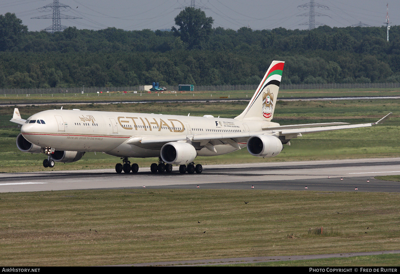 Aircraft Photo of A6-EHA | Airbus A340-541 | Etihad Airways | AirHistory.net #510137