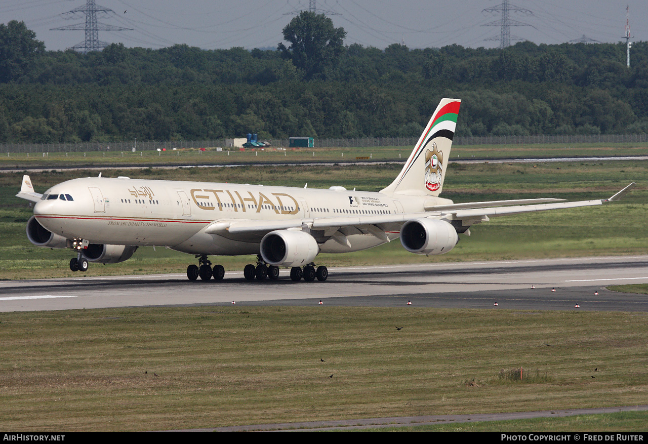 Aircraft Photo of A6-EHA | Airbus A340-541 | Etihad Airways | AirHistory.net #510137