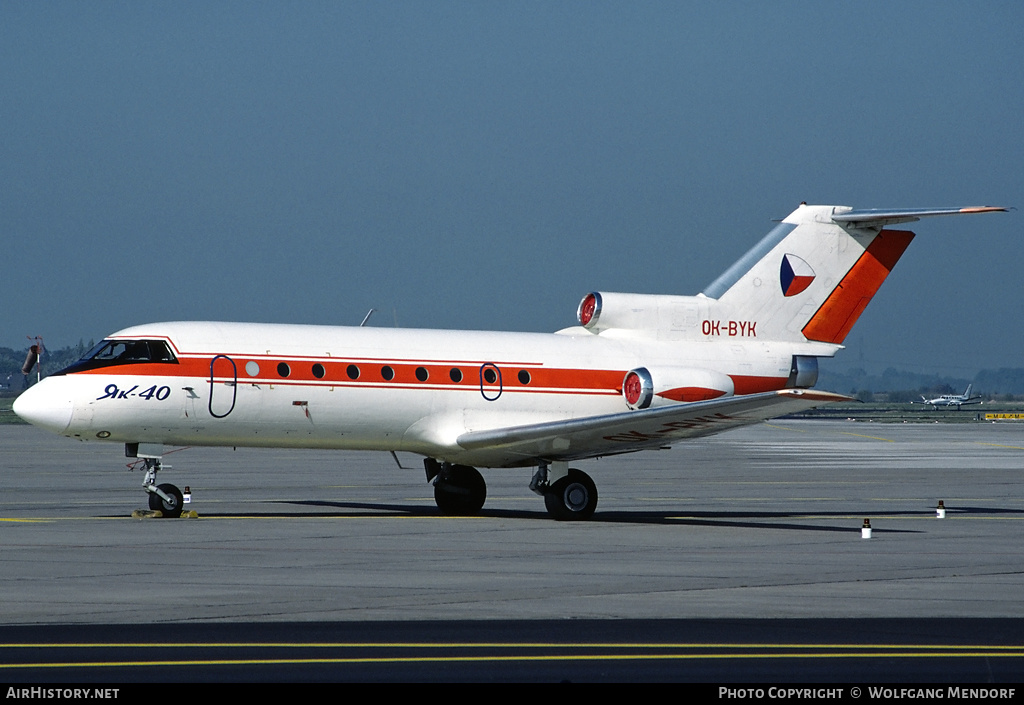 Aircraft Photo of OK-BYK | Yakovlev Yak-40K | Czechoslovakia Government | AirHistory.net #510146