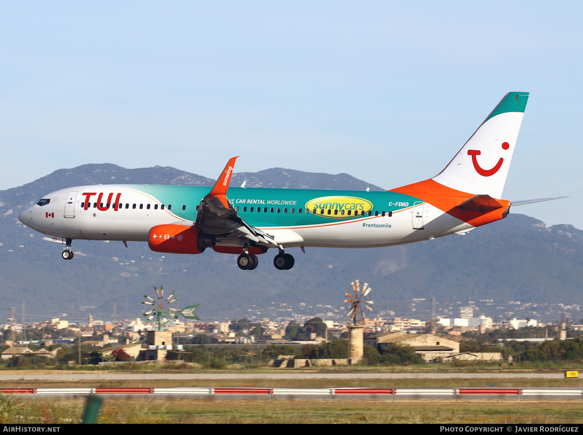 Aircraft Photo of C-FDBD | Boeing 737-8Q8 | TUI | AirHistory.net #510158