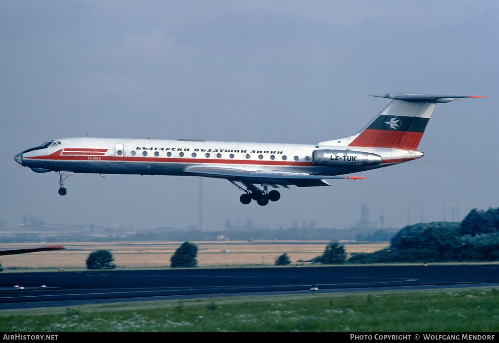 Aircraft Photo of LZ-TUK | Tupolev Tu-134A | Balkan - Bulgarian Airlines | AirHistory.net #510159