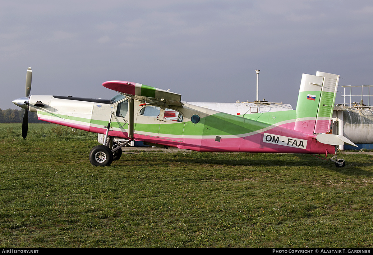 Aircraft Photo of OM-FAA | Pilatus PC-6/B2-H4 Turbo Porter | AirHistory.net #510164