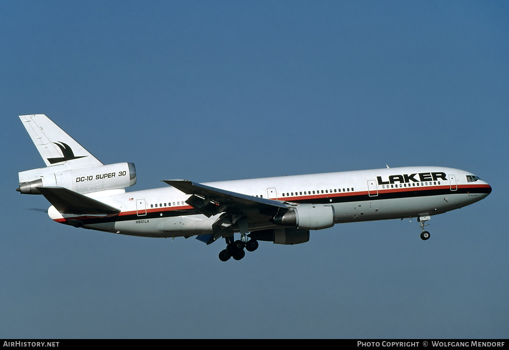 Aircraft Photo of N831LA | McDonnell Douglas DC-10-30 | Laker Airways | AirHistory.net #510169