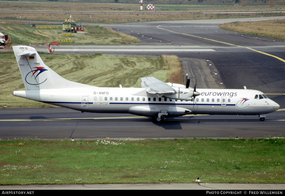 Aircraft Photo of D-ANFD | ATR ATR-72-202 | Eurowings | AirHistory.net #510180