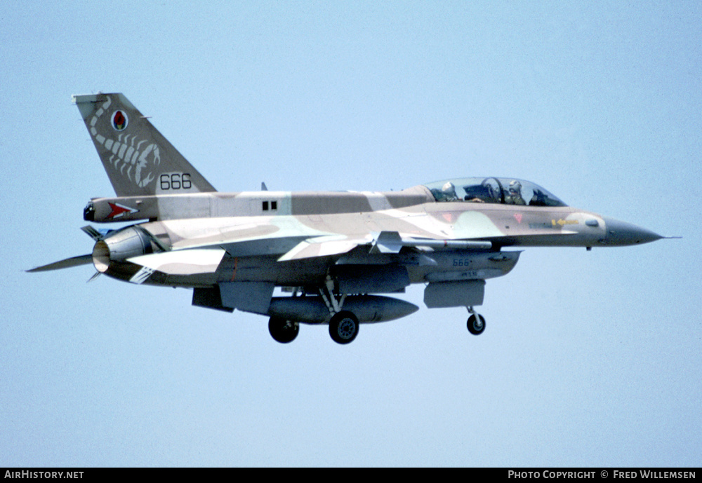 Aircraft Photo of 666 | General Dynamics F-16D Barak | Israel - Air Force | AirHistory.net #510186