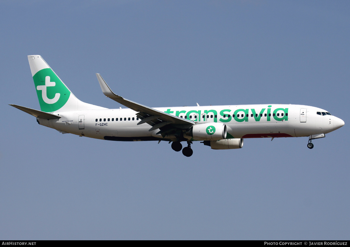 Aircraft Photo of F-GZHC | Boeing 737-8K2 | Transavia | AirHistory.net #510203