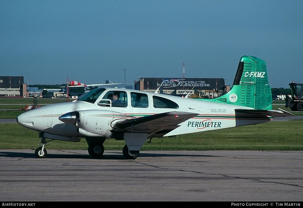 Aircraft Photo of C-FKMZ | Beech E95 Travel Air | Perimeter Aviation | AirHistory.net #510242