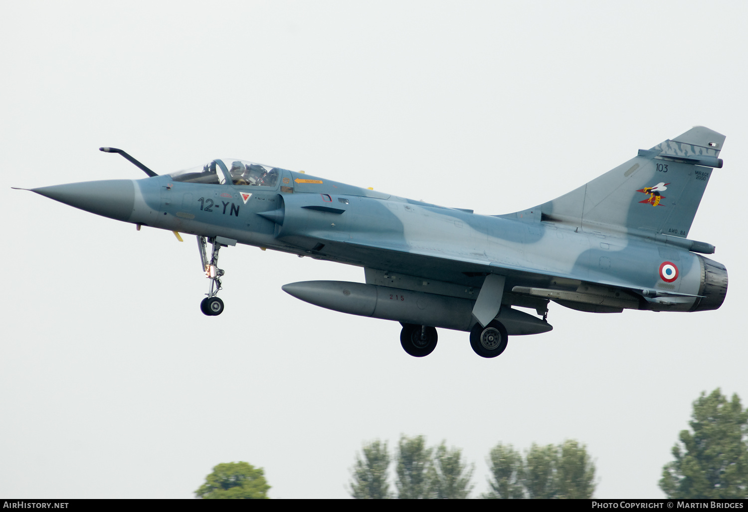 Aircraft Photo of 103 | Dassault Mirage 2000C | France - Air Force | AirHistory.net #510249