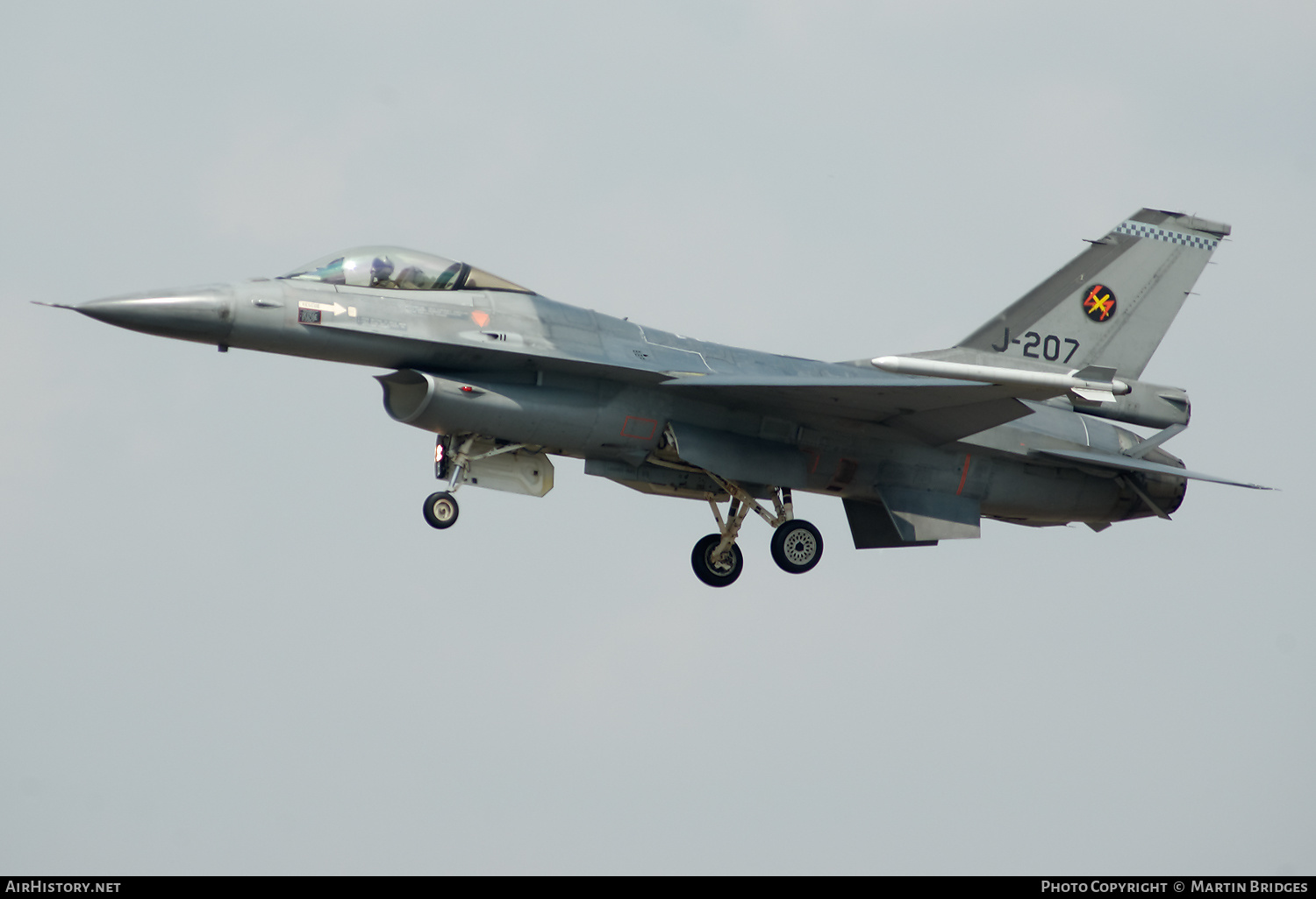Aircraft Photo of J-207 | General Dynamics F-16A Fighting Falcon | Netherlands - Air Force | AirHistory.net #510275