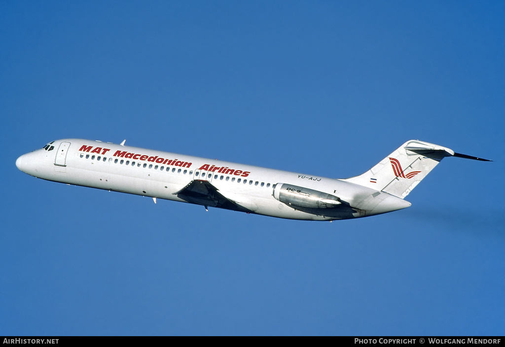 Aircraft Photo of YU-AJJ | McDonnell Douglas DC-9-32 | MAT - Macedonian Airlines | AirHistory.net #510276