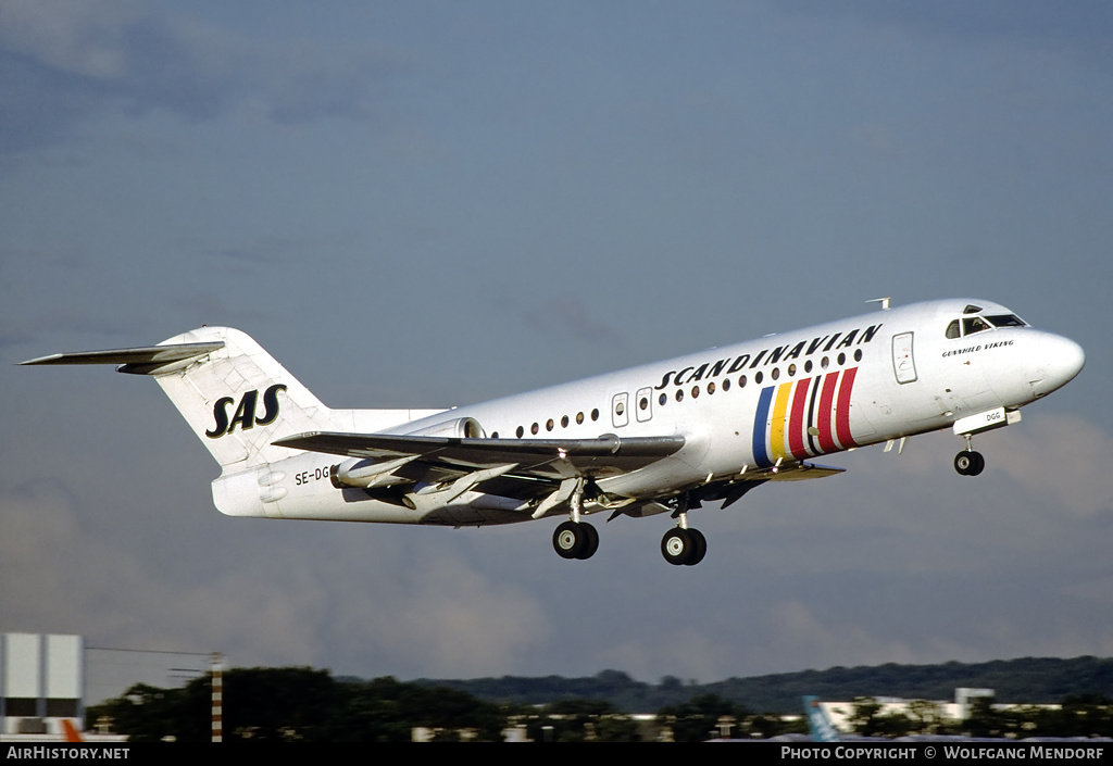 Aircraft Photo of SE-DGG | Fokker F28-4000 Fellowship | Scandinavian Airlines - SAS | AirHistory.net #510277