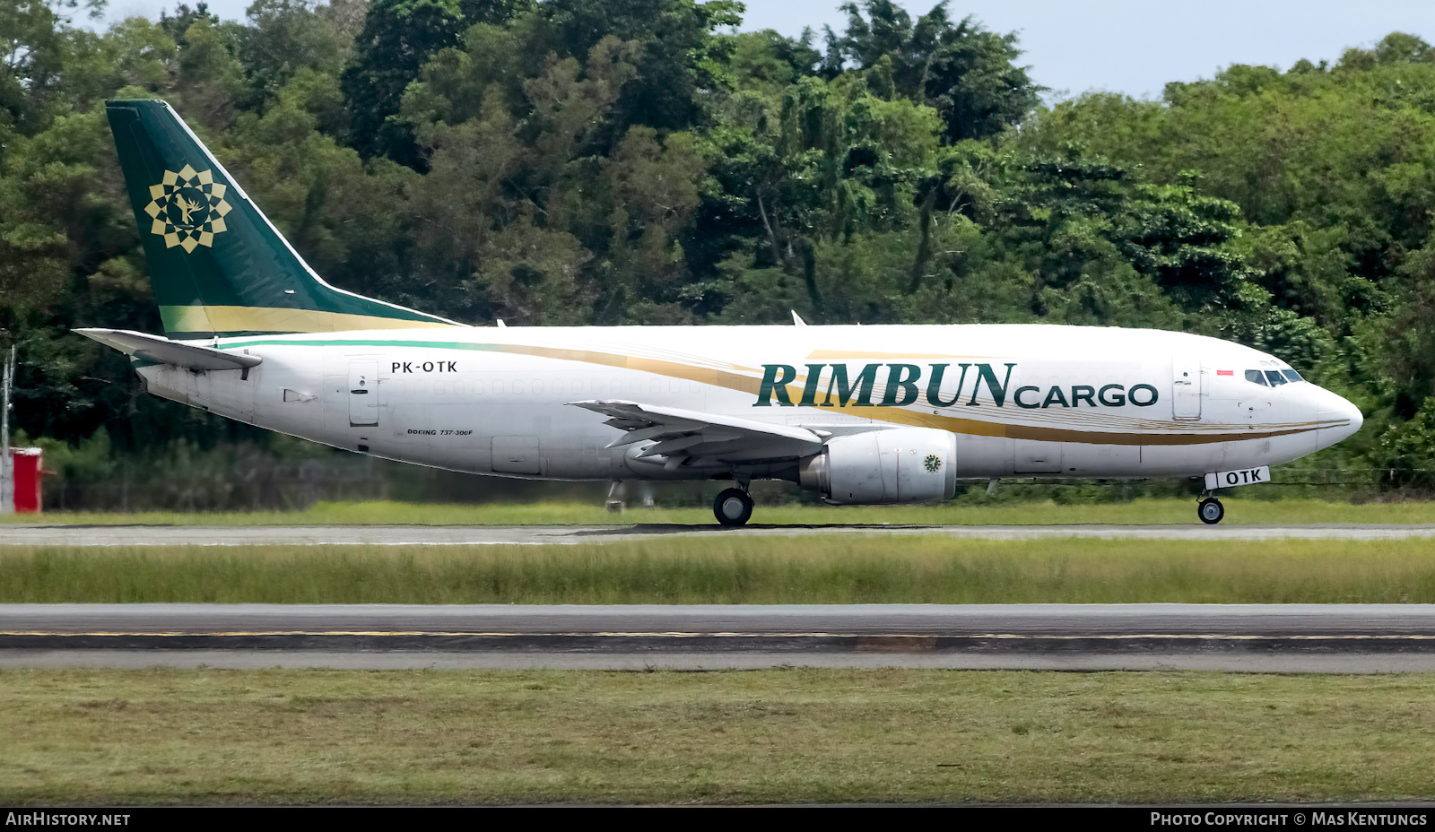Aircraft Photo of PK-OTK | Boeing 737-3Q8(SF) | Rimbun Air | AirHistory.net #510278