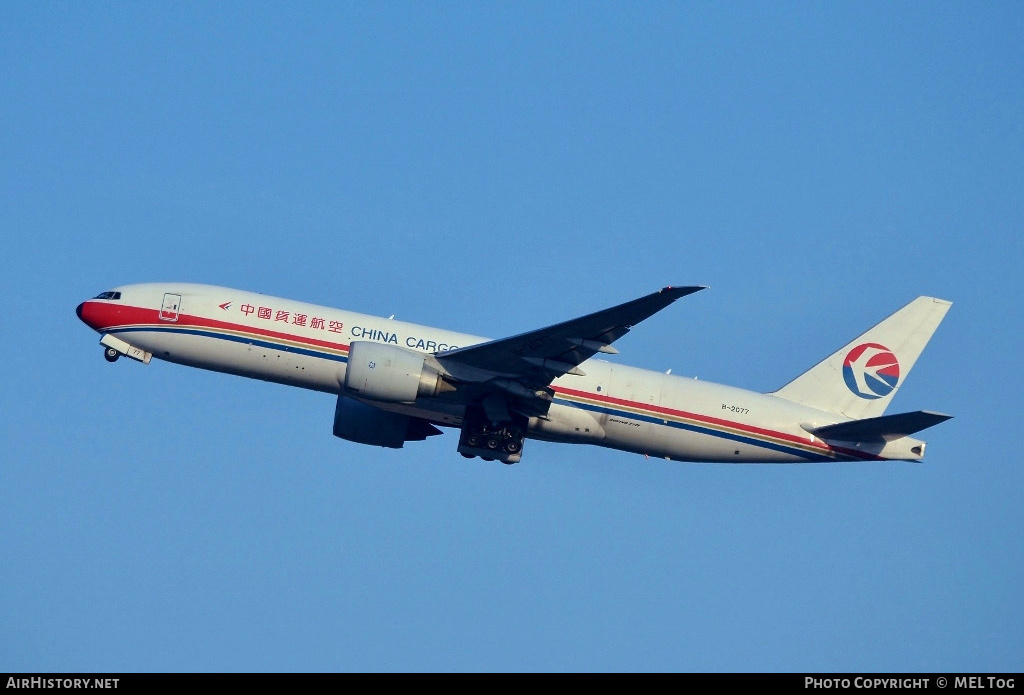Aircraft Photo of B-2077 | Boeing 777-F6N | China Cargo Airlines | AirHistory.net #510291