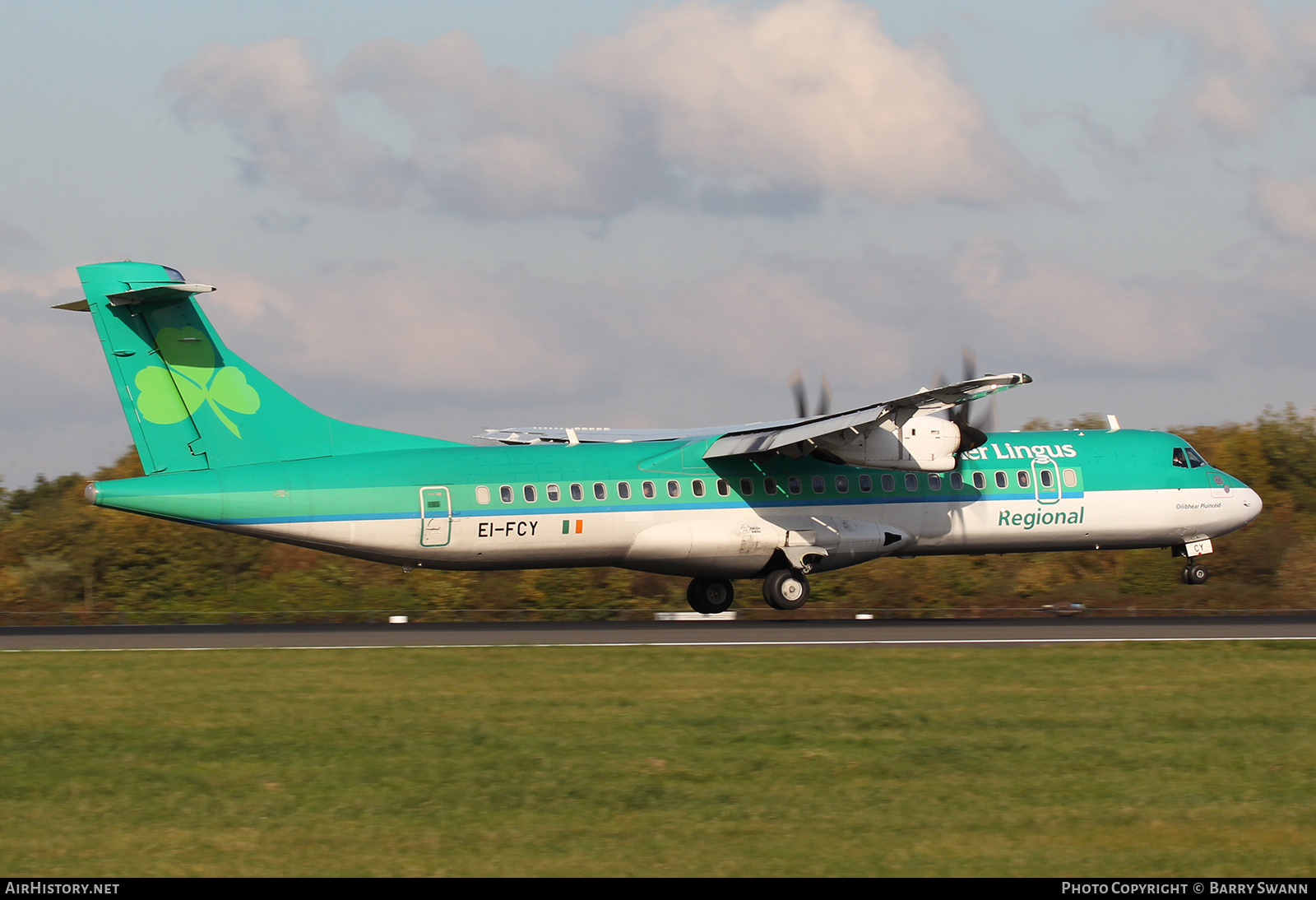 Aircraft Photo of EI-FCY | ATR ATR-72-600 (ATR-72-212A) | Aer Lingus Regional | AirHistory.net #510292
