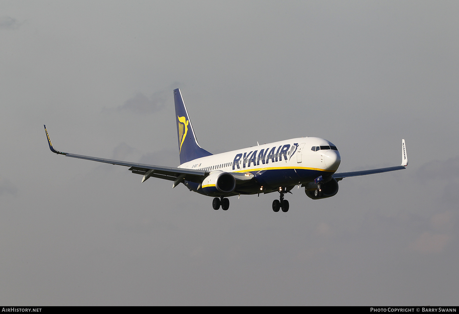 Aircraft Photo of EI-EST | Boeing 737-8AS | Ryanair | AirHistory.net #510293