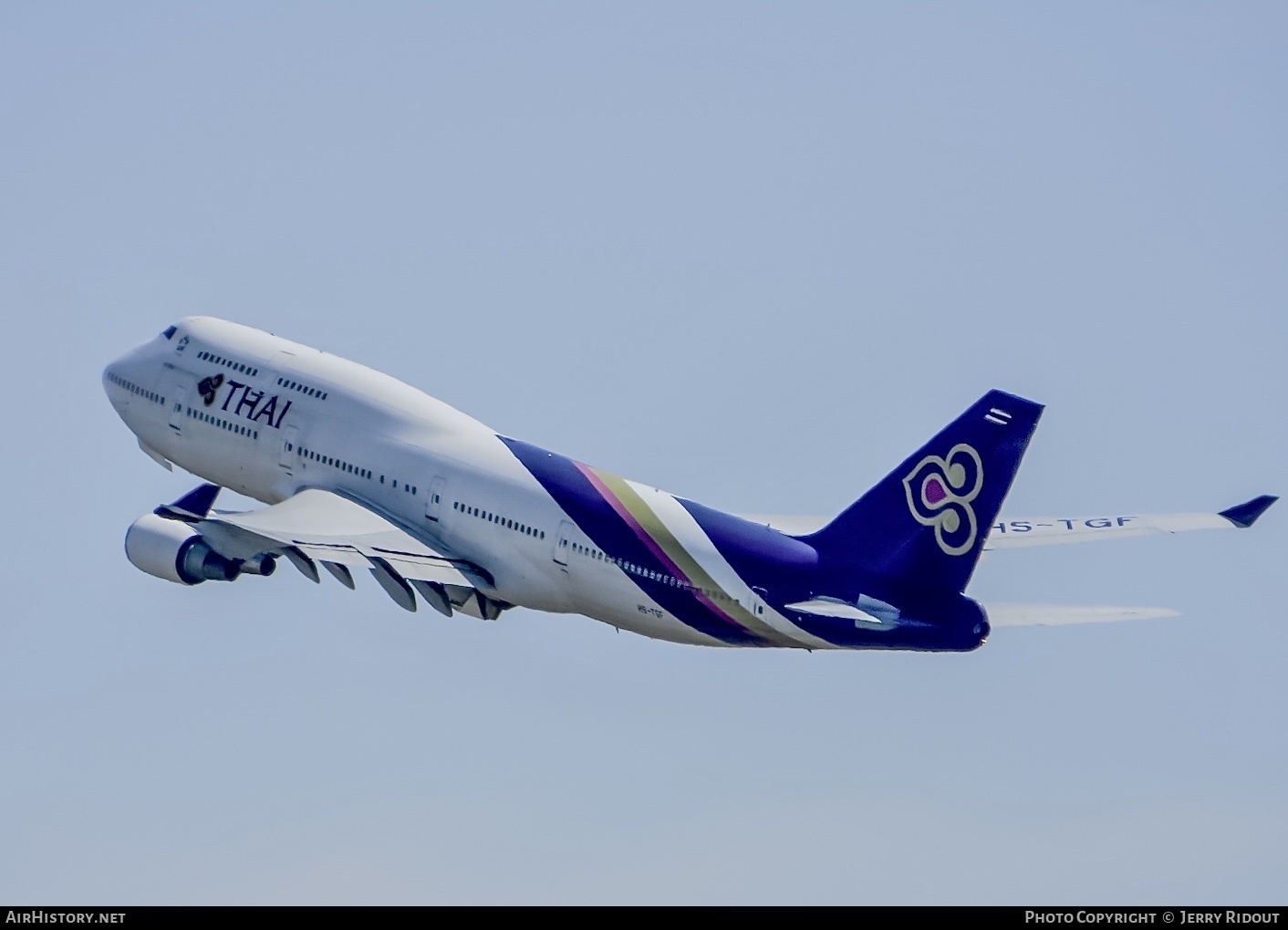 Aircraft Photo of HS-TGF | Boeing 747-4D7 | Thai Airways International | AirHistory.net #510294