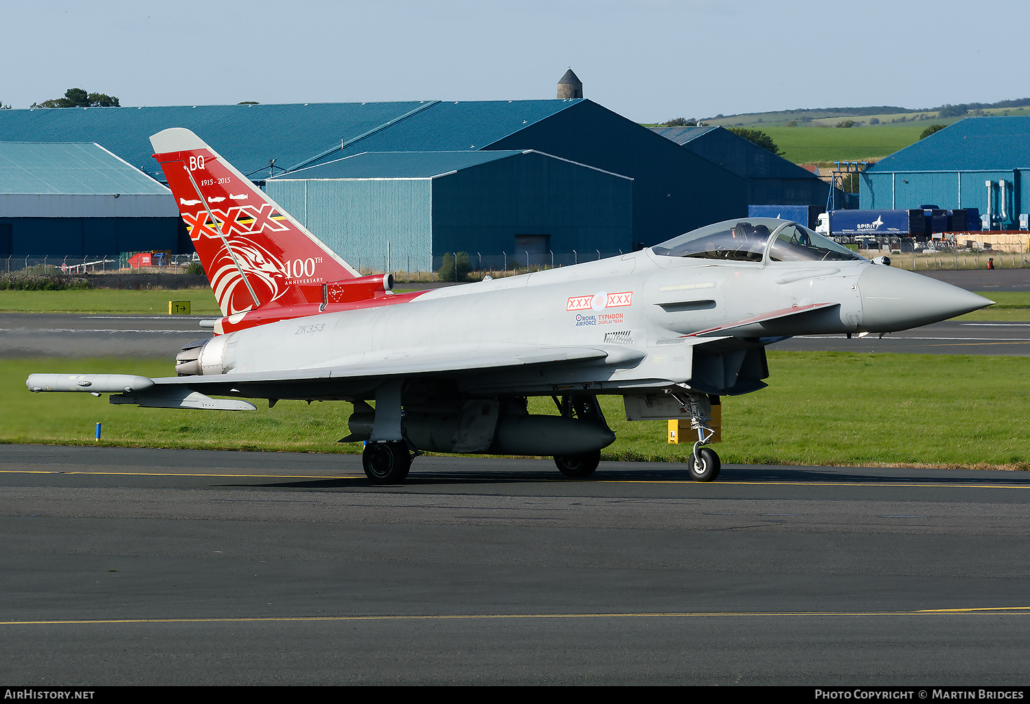 Aircraft Photo of ZK353 | Eurofighter EF-2000 Typhoon FGR4 | UK - Air Force | AirHistory.net #510313