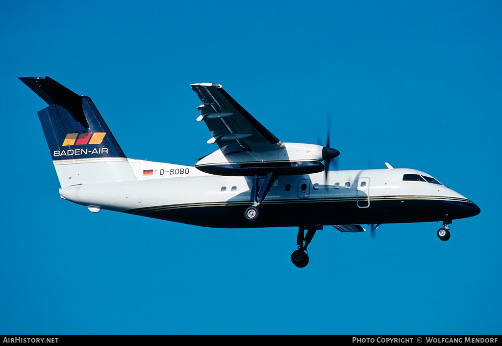 Aircraft Photo of D-BOBO | De Havilland Canada DHC-8-102 Dash 8 | Baden-Air | AirHistory.net #510317