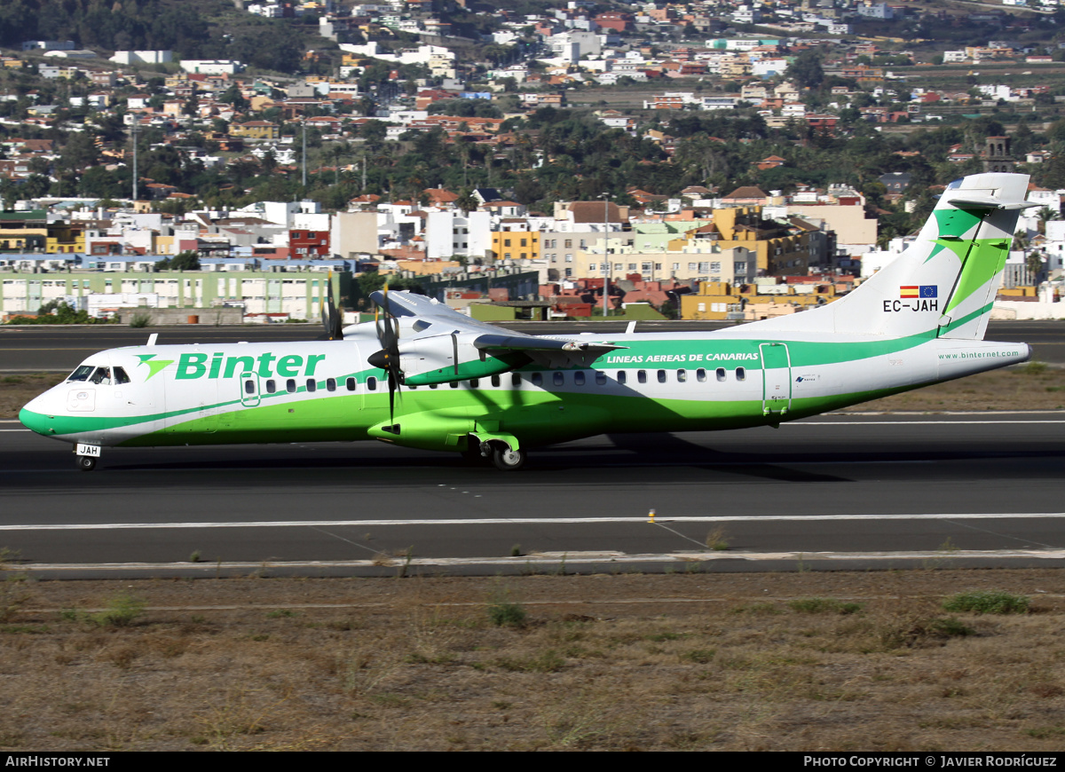 Aircraft Photo of EC-JAH | ATR ATR-72-500 (ATR-72-212A) | Binter Canarias | AirHistory.net #510322