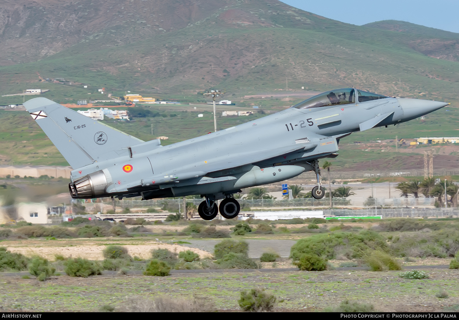 Aircraft Photo of C16-25 | Eurofighter EF-2000 Typhoon S | Spain - Air Force | AirHistory.net #510350