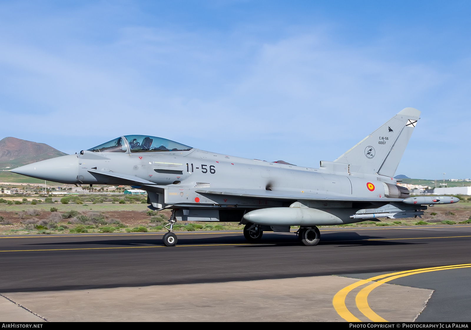 Aircraft Photo of C.16-56 | Eurofighter EF-2000 Typhoon | Spain - Air Force | AirHistory.net #510363