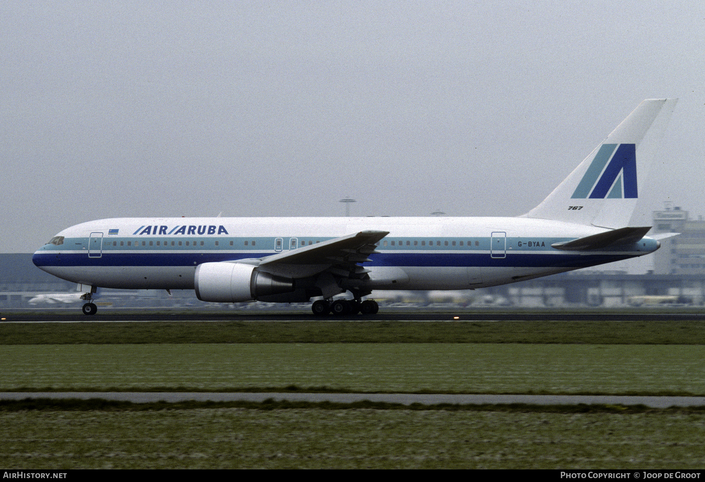 Aircraft Photo of G-BYAA | Boeing 767-204/ER | Air Aruba | AirHistory.net #510366