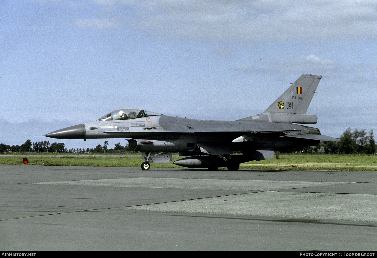 Aircraft Photo of FA-86 | General Dynamics F-16A Fighting Falcon | Belgium - Air Force | AirHistory.net #510369