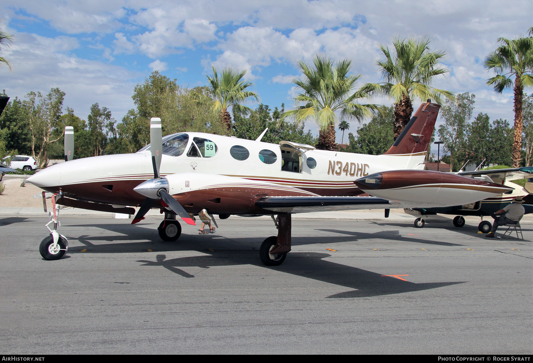 Aircraft Photo of N340HC | Cessna 340A Silver Eagle II | AirHistory.net #510374