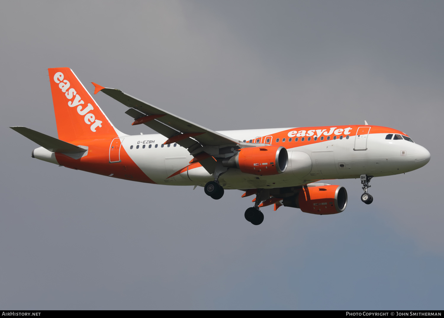 Aircraft Photo of G-EZBH | Airbus A319-111 | EasyJet | AirHistory.net #510404