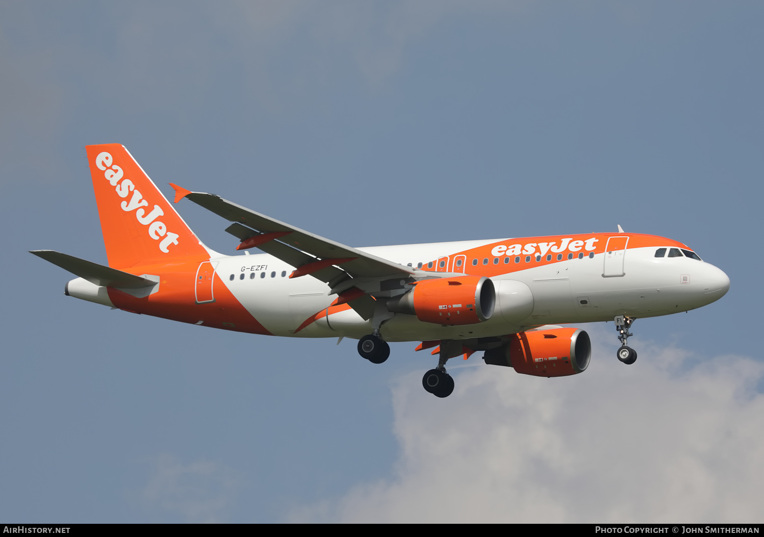 Aircraft Photo of G-EZFI | Airbus A319-111 | EasyJet | AirHistory.net #510406