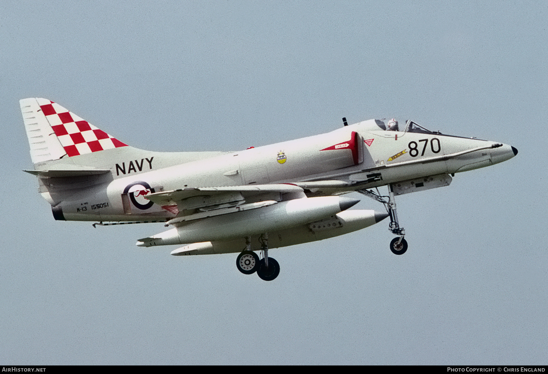 Aircraft Photo of N13-155051 | McDonnell Douglas A-4G Skyhawk | Australia - Navy | AirHistory.net #510407