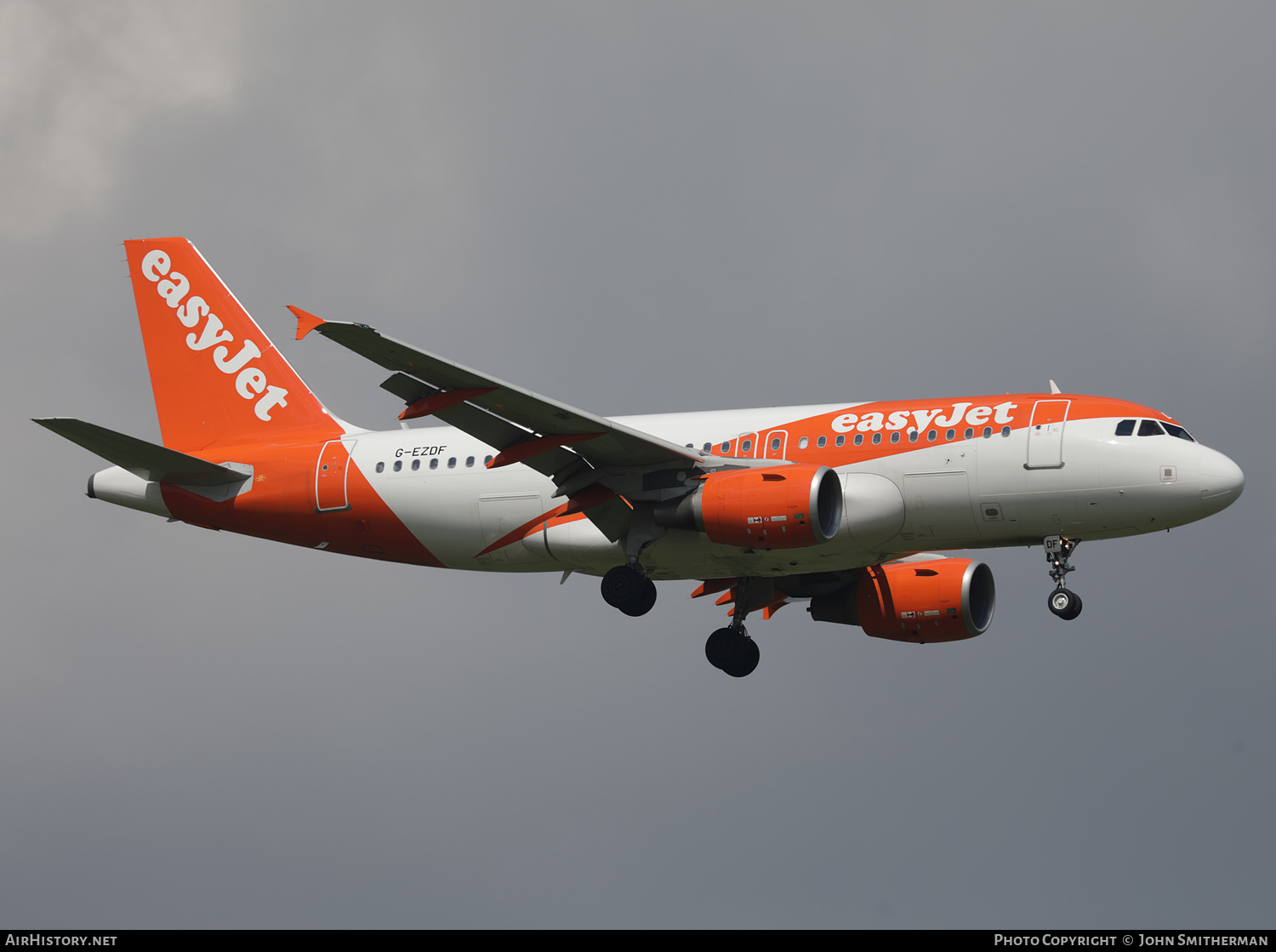 Aircraft Photo of G-EZDF | Airbus A319-111 | EasyJet | AirHistory.net #510416