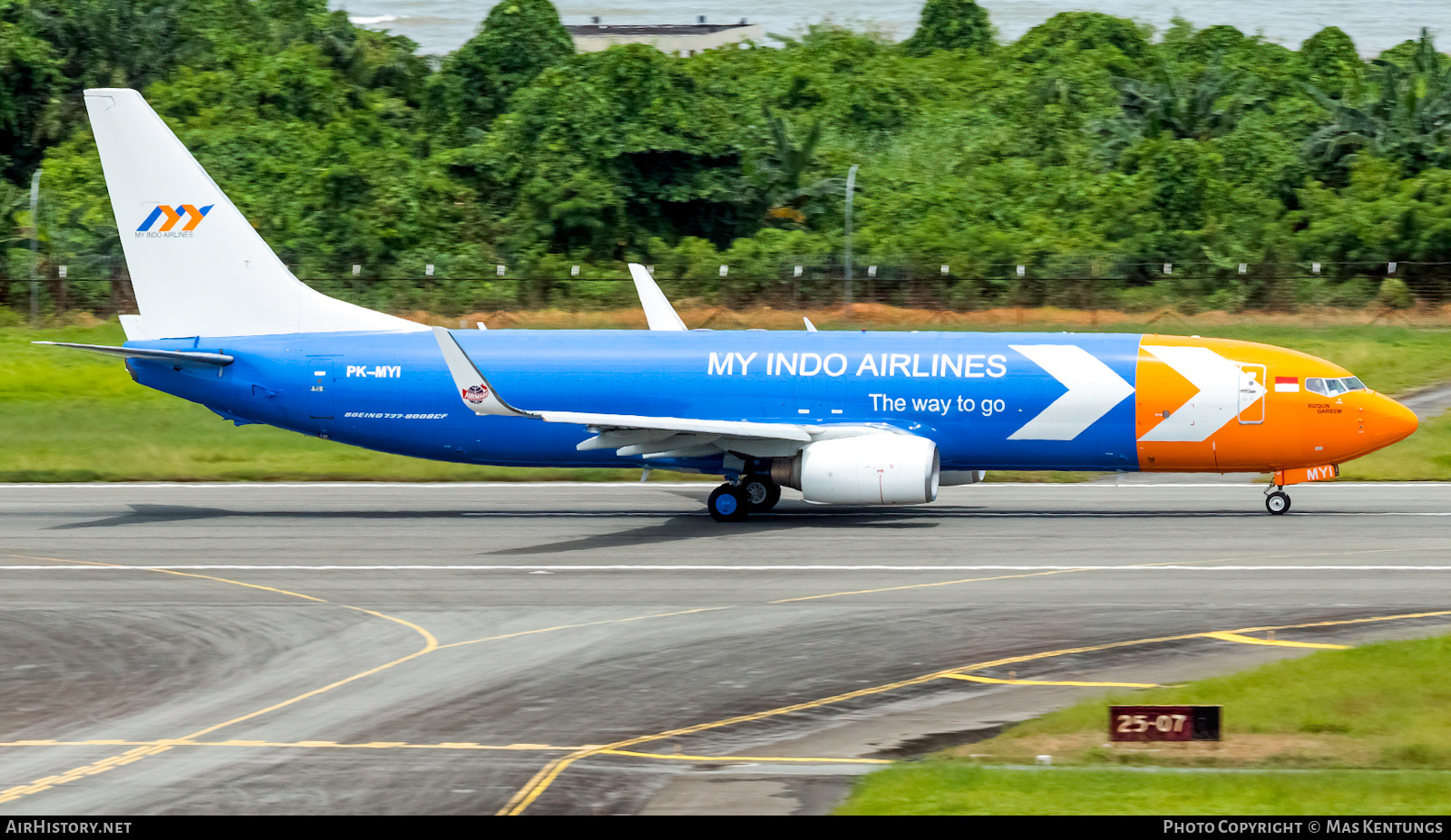 Aircraft Photo of PK-MYI | Boeing 737-86N/BCF | My Indo Airlines | AirHistory.net #510434